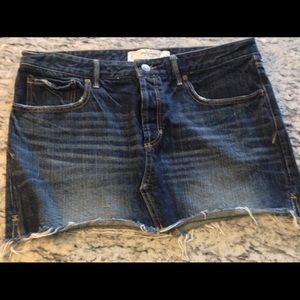 Abercrombie jean skirt